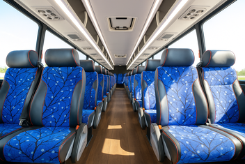 Fort Wayne Charter Bus Inside